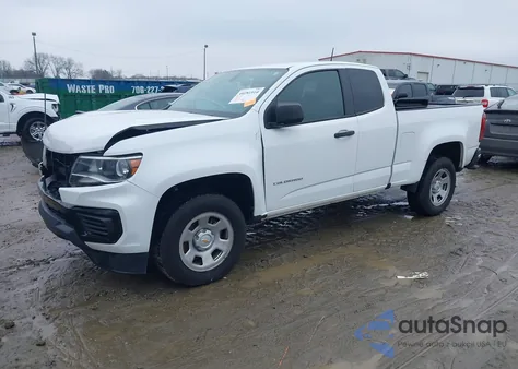 2021 Chevrolet Colorado 2Wd Long Box Wt z USA, uszkodzony, nr VIN 1GCHSBEA8M1133163